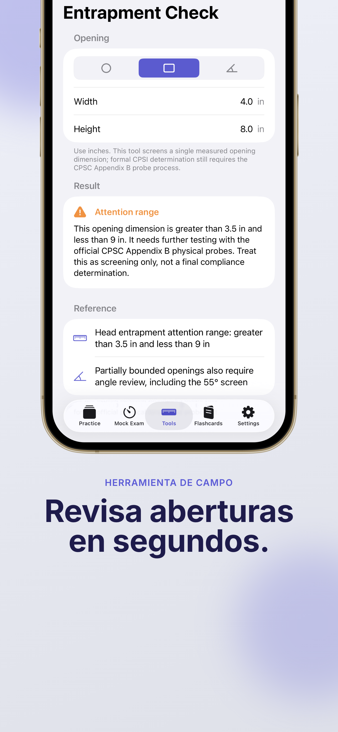Tarjetas de estudio de CSPI Exam Prepare para temas clave del examen CPSI